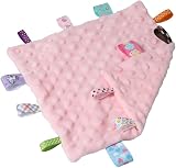 CREVENT Soft Plush Animal Face Security Blanket Pink Bear with Tag view 6