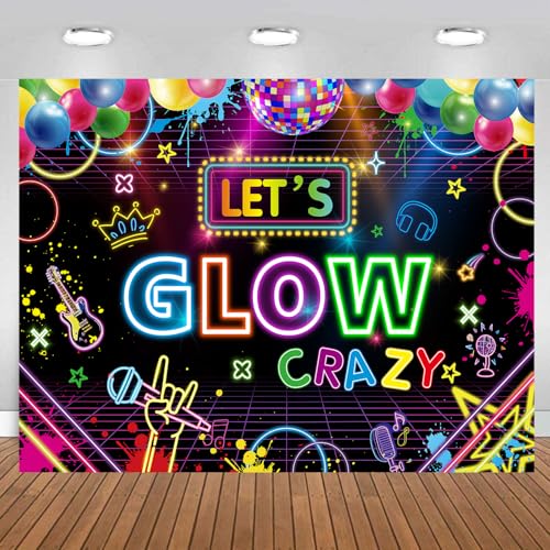 4signalballs Let's Glow Crazy Backdrop