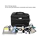 Electronics Organizer Travel Cable Cord Bag Accessories Gadget Gear Storage EVA Hard Cases for 10.5 Inch Tablet Large (EVA Black)