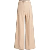 Women Wide Leg Pants High Waist Pants for Office Work Classic Trousers