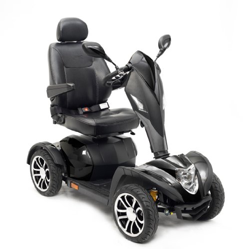 Drive Cobra GT4 Heavy Duty Power Mobility Scooter, 22" Seat & FREE Medical Utility Bag Black! - #COBRAGT422CS