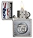 Zippo Pearl Harbor 75th Anniversary Brushed Chrome Pocket Lighter