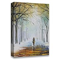 Canvas Wall Art Vintage Oil Painting Canvas Prints Home Artwork Decoration for Living Room,Bedroom - 12x18 inches