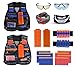 Fstop Labs 2 Pack Mega Set Kids Tactical Jacket Vest Kit for Nerf N-Strike Gun Wars (Camouflage)