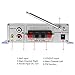 Kentiger FM Audio + MP3 Speaker Car Bluetooth Amplifier HiFi Mini 2 Channel Digital Power Player with LED Light for iPod / Motorcycle