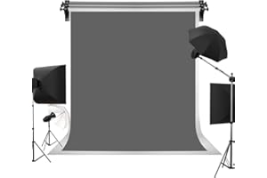 Kate 8ft×10ft Solid Gray Backdrop Portrait Background for Photography Studio