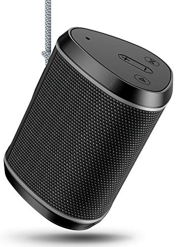 Cocoda Enceinte Bluetooth Portable, Mini Haut Parleur Sans Fil avec Sonore Stéréo, Basses Puissantes, Technologie TWS, Portée Bluetooth 18M, Support AUX/Carte TF, Étanche IPX6 Enceintes pour Extérieur