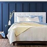 MARTHA STEWART Pamela Lemon Yellow Floral Queen