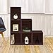 Way Basics Cube Plus Cubby Organizer (Tool-Free Assembly and Uniquely Crafted from Sustainable Non Toxic zBoard Paperboard), Espresso Wood Grain