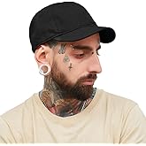 CLAPE Short Bill Baseball Cap Plain Hiphop Dad Hat Cooling Trucker Hat