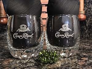 crown royal glasses with hologram