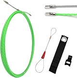 YAANBUNB 6m Fish Tape Wire Puller Nylon Cable Rod Kit Metal Lock for Insulation view 1