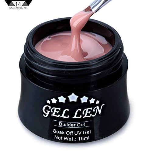 Gellen New Soak Off UV Builder Gel, (15ml, 1piece) - Color 14 #Misty Rose Gellen New Soak Off UV Builder Gel, (15ml, 1piece) - Color 14 #Misty Rose