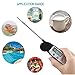 Instant Read Thermometer Digital Food Thermometer Kitchen Thermometer with Collapsible Internal Probe Anti-Corrosion for Food Meat Grill BBQ Milk and Bath Water