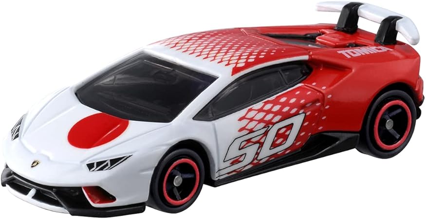 Amazon タカラトミー トミカ ランボルギーニ ウラカン ペルフォルマンテ トミカ50周年記念仕様 Designed By Automobili Lamborghini ミニカー ダイキャストカー おもちゃ