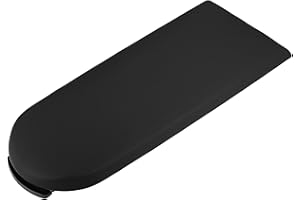 X AUTOHAUX Car Center Console Lid Armrest Cover Seat Box Cover Cap Panel with Latch Lip Replacement for Volkswagen Jetta Golf