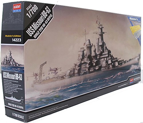 Academy USS Missouri BB-63 Ship Modeler's Edition 1/700 Scale # 14223 NIB