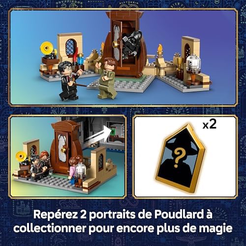 Harry Potter Le Château de Poudlard : l’Infirmerie - Jouet - Maquette Miniature DIY avec 7 Minifigurines Dont Hermione & Ron - Idée Cadeau pour Fille, Garçon & Fans dès 9 Ans 76463