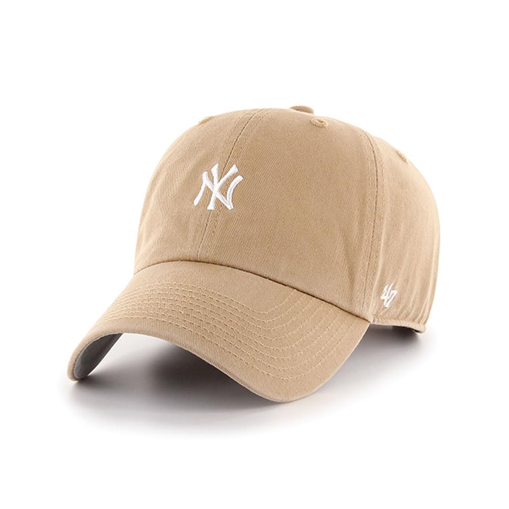 47 MLB New York Yankees Hat, Khaki, One Size