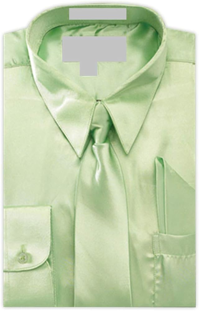 boys satin dress shirt