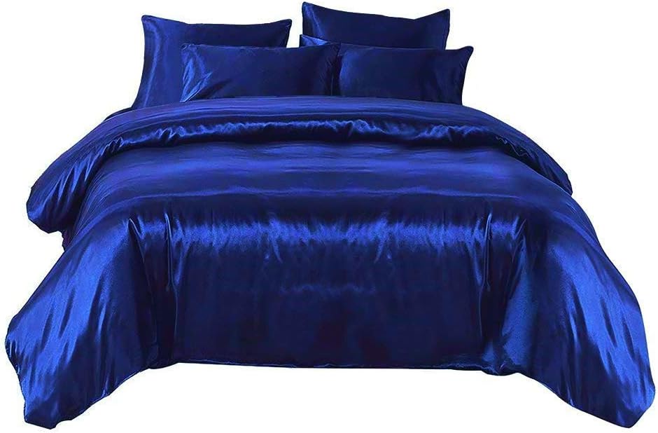 Majestic Bedding Classic Collection of 3Piece Silky Satin Duvet