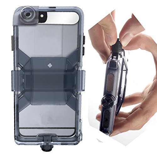 UWEAR Waterproof Case for iphone 7plus 8 plus with Armband Belt,Running Swimming Diving Protective Case Cover,Shockproof / Dropproof / Snowproof for Outdoor Water Sports (5.5 inch) (i7 Plus Green)
