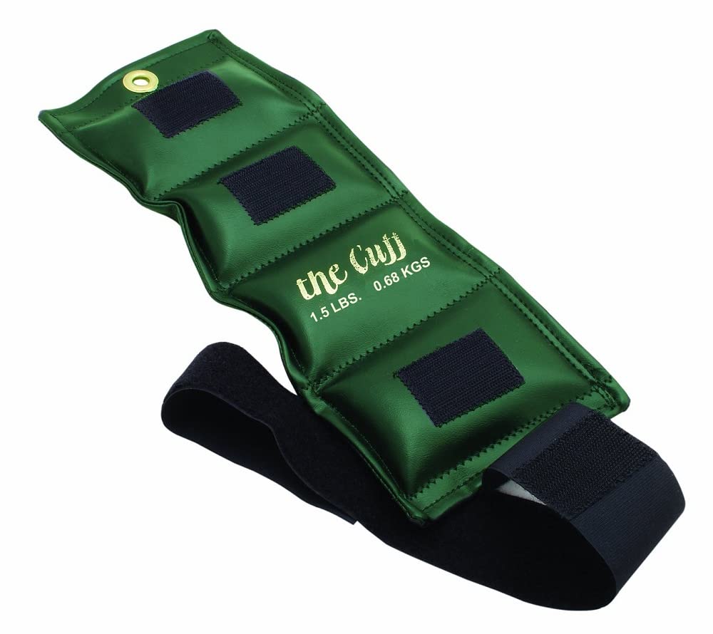 CanDo Weight cuff - wrist and ankle weights - olive, 0.7 kg - alternative to dumbbells