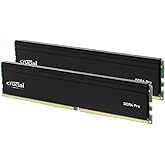 Crucial Pro 32GB DDR4 RAM Kit (2x16GB), High-Performance 3200MHz (or 3000MHz or 2666MHz) Desktop Memory UDIMM 288-Pin, Compat