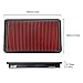 Upgr8 U8701-3906 Hd PRO OEM Replacement High Performance Dry Drop-in Panel Air Filter (Red)
