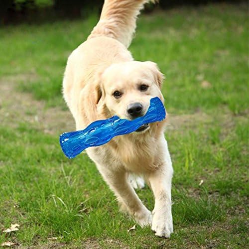 L size large dog chew toys for aggressive chewers squeaky big dog chew toys indestructible puppy teething toys stick large dog chews bones with High grade TPR safe material puppy chewing repellent