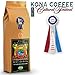 Hawaiian Kona Coffee Whole Bean - 16 oz, Kona Gold Coffee by Kona Gold Rum Co. - Freshly Roasted Medium/Dark Roast Extra Fancy - 100% Kona Coffee | Peach Notes With Creamy Tones