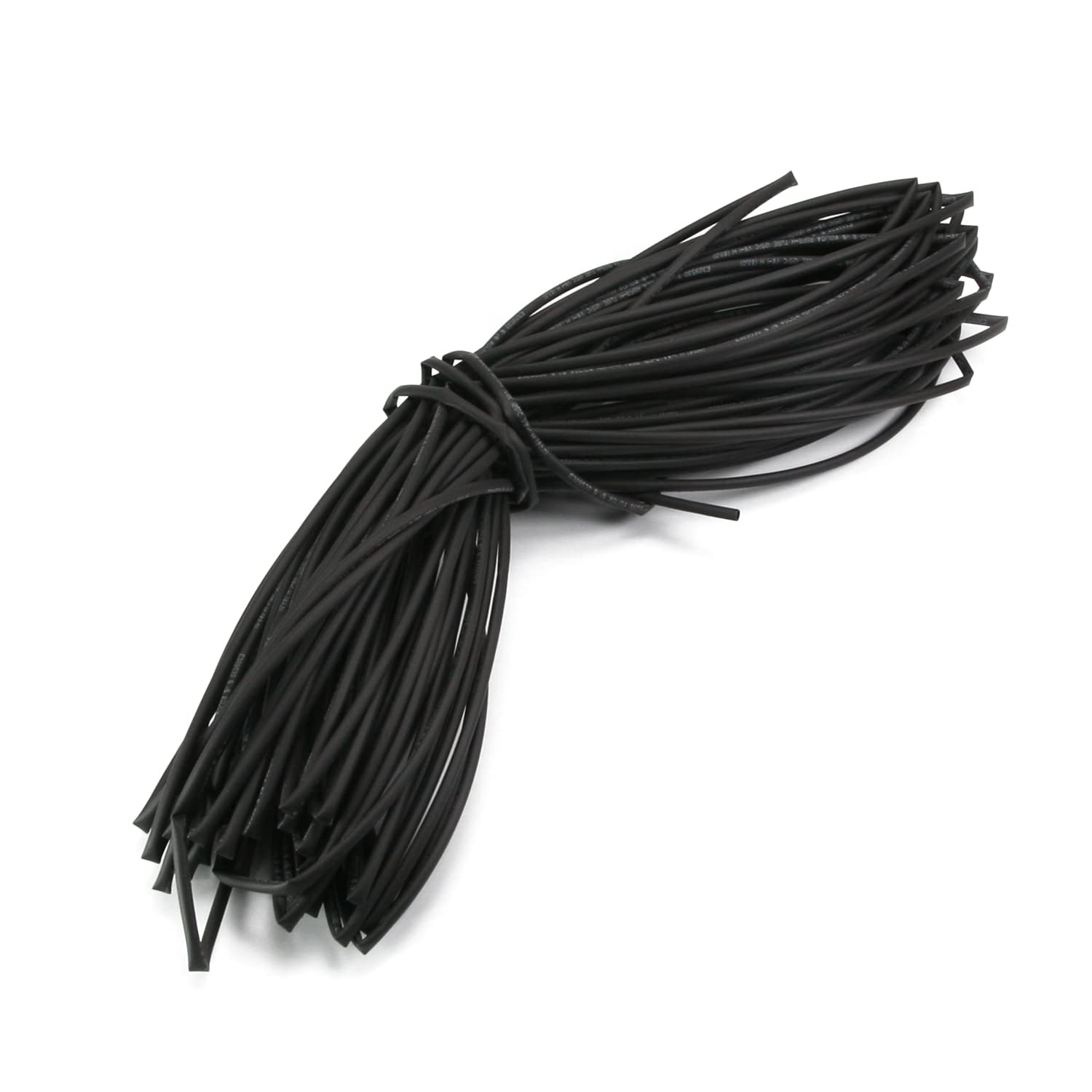 Othmro PE Heat Shrink Tube 2:1 Electrical Insulation Tube Wire Cable Tubing Sleeving Wrap 2mm Diameter 20M Length Black 1PCS