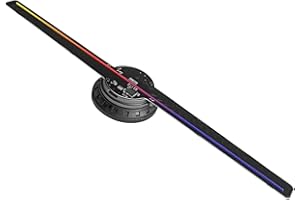 3Dhologramfan,16.5'' Holographic Fan Projector with 234 HD LED 3D Fan Holographic Projector Supports Bluetooth, WiFi, APP,42CM 3Dhologramfan Display for Retail, Exhibitions, Party, Bar, Christmas