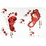 Blood Bath Mat Entrance Rug Non-slip Bathroom Bloody Doormat