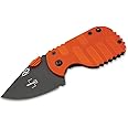 Boker Plus Subcom 2.0-1.69" D2 Steel Blade with Milled Zytel Handle, Designed by Chad Los Banos - 01BO525 (Orange)