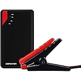 [Ultra Compact] DBPOWER 300A Peak 8000mAh Portable Car Jump Starter (for Gas Engine up to 2.5L) Auto Battery Booster Charger Phone Power Bank Built-in LED Flashlight (Black/Red)