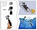 MiPremium Waterproof Floating Hand Grip compatible with GoPro Cameras Hero 12 11 10 9 8 7 6 5 4 3 Session Black Silver Handler Plus Handle Mount Accessories for Water Sport and Action Cameras (Yellow)