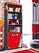 CilekRace Car Book Case GTS Book Shelf Childrens Book Case Red