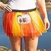 Gone For a Run Runners Printed Tutu Lightweight | One Size Fits Most | Colorful Running Skirts | Goofy Turkey