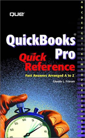 QuickBooks Pro Quick Reference (Quick Reference) by Glenda Friesen