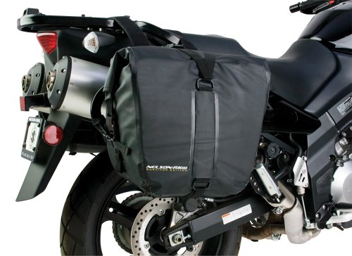 Nelson Rigg (SE-2050-BLK) Survivor 100% Waterproof Saddlebags Mount to most Adventure and Dual sport motorcycle