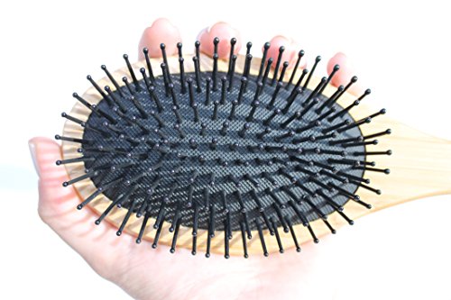 Detangling Brush; Natural Detangler Comb for All Hair Types to Detangle and Smooth Knots Easily; Best Wet Brush or for Dry Hair Styling, Straightening and No Pain Glide Thru; Men, Women and Kids
