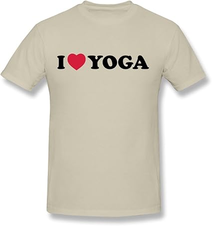 Amazon.com: 100% Cotton Tees Personalized Fashion Love Yoga Natural