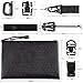 38 Pieces Tactical Attachments Kit for Molle Backpack D-Ring Grimlock Locking, Rotation Clips& Holder, Web Dominator Elastic Strings & Buckle, MOD Straps, Key Ring Holder in Zippered Pouch