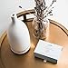 Saje Aroma Om Essential Oil Diffuser, Ultrasonic Aromatherapy Diffuser, Ceramic (3-6 Hr Run Time) (White)