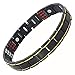 Hottime 109 PCS Bio Elements Energy Stone 316L Stainless Steel Magnetic Therapy Bracelet Pain Relief for Arthritis and Carpal Tunnel (Gold & Black)