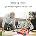 Tohibee Toddler Toys, Wooden Toys for 1 2 3 Year Old Boy Girl, Developmental Pounding Toy with 2 Mallets 8 Pegs and Rope, Wood Hammer Push Toys for Toddlers, Ideal Toddler Kids Gifts