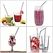SAMHENG Set of 8 Stainless Steel Straws FDA-Approved Ultra Long 10.5'' Drinking Metal Straws for YETI 20 30oz Stainless Tumblers Rumblers Cold Beverage (4 Straight + 4 Bent + 2 Brushes)