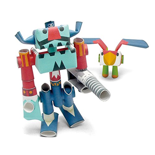 PIPEROID Captain Drill & Repeat paper craft robot kit from Japan - Pirate & His Partner (old package)