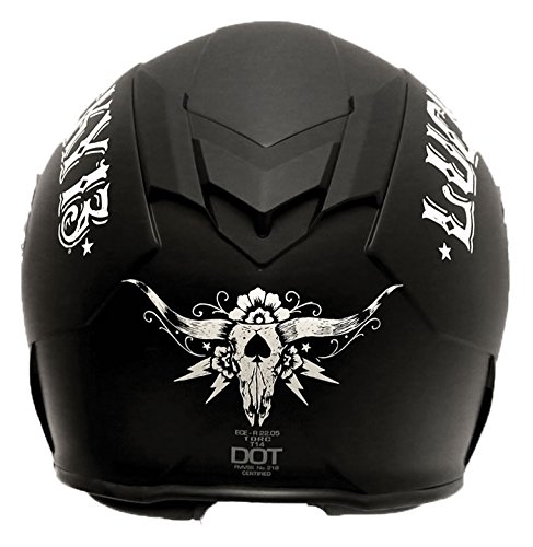 Torc T14B Blinc Loaded Bullhead Lucky 13 Mako Full Face Helmet